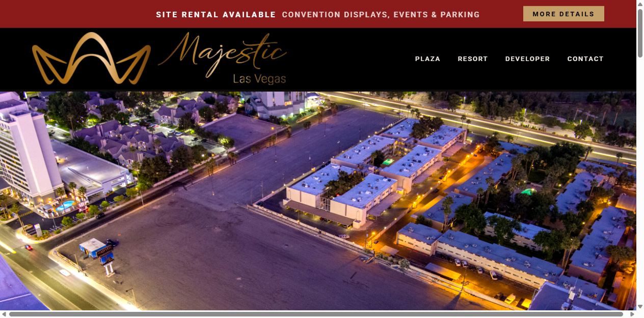Majestic Las Vegas luxury resort website